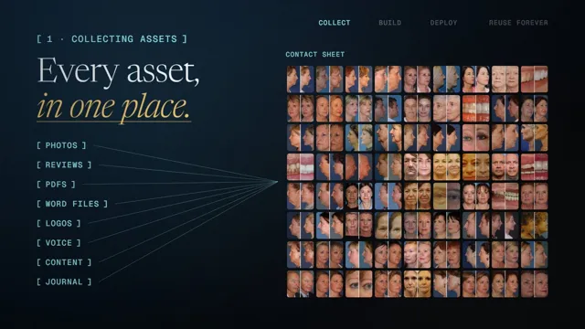 Slide: Every asset, in one place